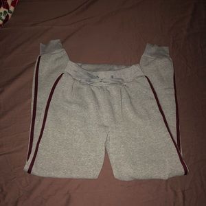 gray joggers